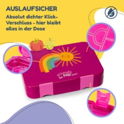 Junior Lunchbox 6 Fächer 21,3 X 15 X 4,5 Cm (BxHxT) BPA-frei -Outdoor Grills Verkaufsgeschäft 10040338 de 0003 usp