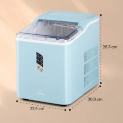 Albaron Eiswürfelmaschine Bullet-Eis 12 Kg / 24 H 1,5 Ltr. Display -Outdoor Grills Verkaufsgeschäft 10040344 yy 0007 dimensions