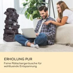 Stonehenge XL Solarbrunnen LED-Beleuchtung Polyresin Li-Ionen-Akku -Outdoor Grills Verkaufsgeschäft 10040348 de 0006 logo