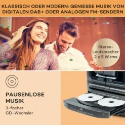 388 Franklin DAB+ Stereoanlage 3-fach-CD-Player BT AUX USB-Port -Outdoor Grills Verkaufsgeschäft 10040361 de 0003 usp
