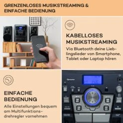 388 Franklin DAB+ Stereoanlage 3-fach-CD-Player BT AUX USB-Port -Outdoor Grills Verkaufsgeschäft 10040361 de 0004 usp
