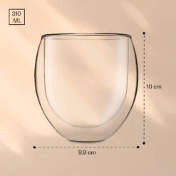 DUOS Jumbo Doppelwandiges Thermoglas 310ml Borosilikatglas Handgemacht -Outdoor Grills Verkaufsgeschäft 10040374 yy 0006 logo