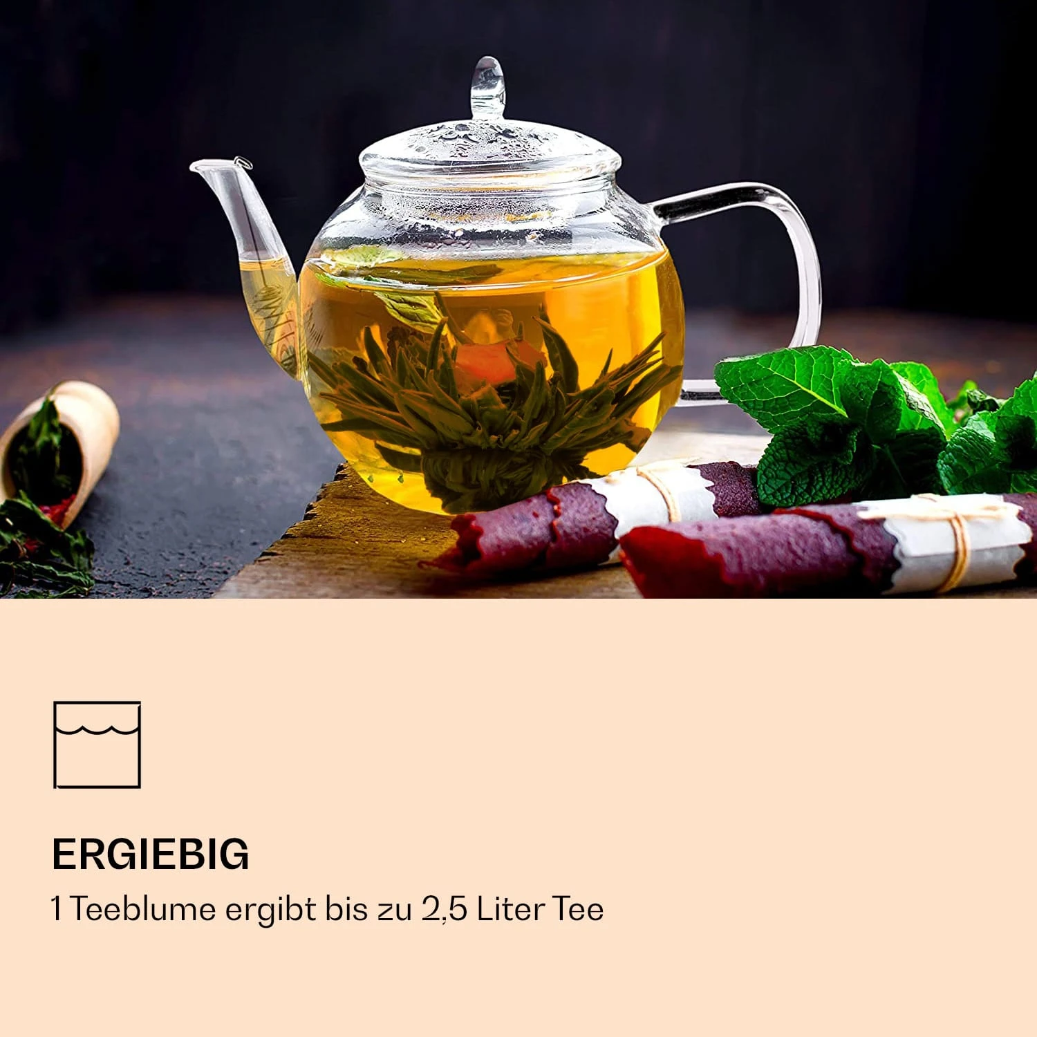 Teeblumen 6 Verschiedene Sorten Einzeln Verpackt Sehr Ergiebig 2 Teeblumen 6 Verschiedene Sorten Einzeln Verpackt Sehr Ergiebig – Bild 2