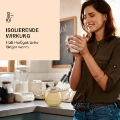 Glaskanne 1300 Ml Borosilikatglas Mit Deckel, Teesieb Und Teeblumen -Outdoor Grills Verkaufsgeschäft 10040419 de 0004 logo