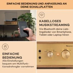 Berklee TT Classic Plattenspieler Riemenantrieb 33,3 & 45 U/min Stereo 10 Berklee TT Classic Plattenspieler Riemenantrieb 33,3 & 45 U/min Stereo -Outdoor Grills Verkaufsgeschäft 10040458 de 0004 usp