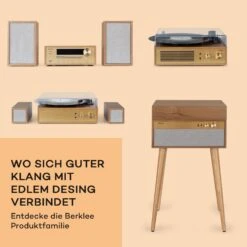 Berklee TT Case Plattenspieler Riemenantrieb 33,3 45 & 78 U/min Stereo -Outdoor Grills Verkaufsgeschäft 10040462 de 0005 usp