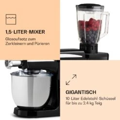 Renata Rossa Küchenmaschine 3-in-1 2000W 2,7PS 5Ltr Edelstahl BPA-frei -Outdoor Grills Verkaufsgeschäft 10040500 de 0006 logo