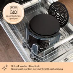 Crisp-Pro Heißluftfritteuse Air Fryer 1400W 3,5 Ltr 8 Programme Timer -Outdoor Grills Verkaufsgeschäft 10040701 de 0004 logo