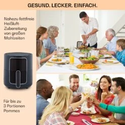 Crisp-Pro Heißluftfritteuse Air Fryer 1400W 3,5 Ltr 8 Programme Timer -Outdoor Grills Verkaufsgeschäft 10040701 de 0005 logo