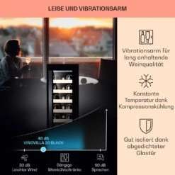 Vinovilla 20 Built-In Weinkühlschrank 50l / 20 Flaschen Glastür Edelstahl -Outdoor Grills Verkaufsgeschäft 10040729 de 0004 logo