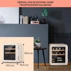 Vinetage 12 Getränkekühler Kühlschrank 48 Liter 4-22°C Retro-Design -Outdoor Grills Verkaufsgeschäft 10040740 de 0006 logo