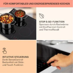 Virtuosa 5 Einbaukochfeld 5 Zonen 8500W Glaskeramik -Outdoor Grills Verkaufsgeschäft 10041117 de 0004 usp