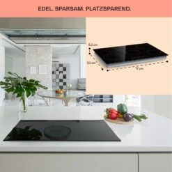 Virtuosa 5 Einbaukochfeld 5 Zonen 8500W Glaskeramik -Outdoor Grills Verkaufsgeschäft 10041117 de 0006 usp