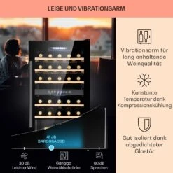 Barossa 29 Duo Weinkühlschrank 29 Fl 80 Ltr 2 Zonen Drucktasten -Outdoor Grills Verkaufsgeschäft 10041124 de 0004 usp