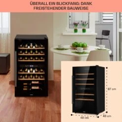 Barossa 29 Duo Weinkühlschrank 29 Fl 80 Ltr 2 Zonen Drucktasten -Outdoor Grills Verkaufsgeschäft 10041124 de 0006 usp