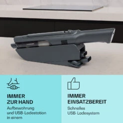 LARMA Akku-Handstaubsauger Kabellos Beutellos Akkubetrieben 32 Min Laufzeit Max. -Outdoor Grills Verkaufsgeschäft 10041135 de 0004 usp