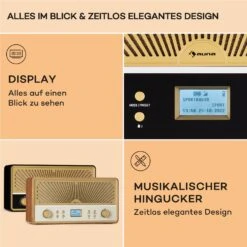 Glastonbury Go Digital-Radio Stereo Akku BT DAB/UKW MP3 USB Line-In -Outdoor Grills Verkaufsgeschäft 10041150 de 0006 usp
