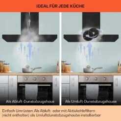 Alinea 90 Dunstabzugshaube 90cm Wandhaube WiFi A++ 500m³/h Touch -Outdoor Grills Verkaufsgeschäft 10041172 de 0007 usp