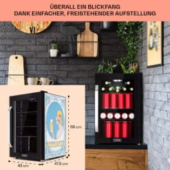 Beersafe 70 Bierzeit Edition Kühlschrank 70 Ltr 3 Böden Glas Edelstahl -Outdoor Grills Verkaufsgeschäft 10041176 de 0007 usp