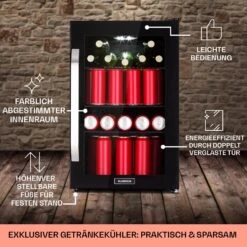 Beersafe 70 Craft Beer Edition Kühlschrank 70 Ltr Glastür Edelstahl -Outdoor Grills Verkaufsgeschäft 10041182 de 0006 usp