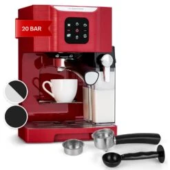 BellaVita Kaffeemaschine 3-in-1 1450 W 20 Bar Milchschäumer
