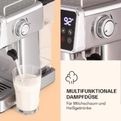 Libeica Espressomaschine 19 Bar Ca. 10 Tassen 1,8 Liter Milchschaum -Outdoor Grills Verkaufsgeschäft 10041253 de 0004 logo