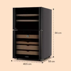 El Dorado 108 Humidor & Weinkühlschrank Touch 108L LED -Outdoor Grills Verkaufsgeschäft 10041277 yy 0008 dimensions
