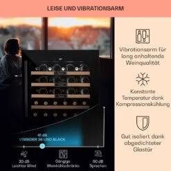 Vinsider 36 Built-In Uno Einbau-Weinkühlschrank 36 Flaschen 92 Ltr Edelstahl -Outdoor Grills Verkaufsgeschäft 10041286 de 0004 usp