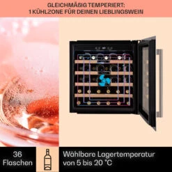 Vinsider 36 Built-In Uno Einbau-Weinkühlschrank 36 Flaschen 92 Ltr Edelstahl -Outdoor Grills Verkaufsgeschäft 10041288 de 0003 usp
