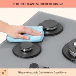 Firetale Gaskochfeld 5-flammig 70 Cm Aluminium-Brenner Inkl. Schlauch Und Druckminderer -Outdoor Grills Verkaufsgeschäft 10041303 de 0007 usp