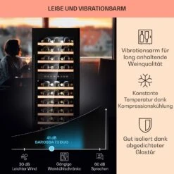 Barossa 73 Duo Weinkühlschrank 2 Zonen 192 Ltr 73 Fl Touch-Display -Outdoor Grills Verkaufsgeschäft 10041308 de 0004 logo
