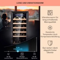 Vinovilla 29 Built-In Weinkühlschrank 81 L / 29 Fl. 1 Zone Glastür Edelstahl -Outdoor Grills Verkaufsgeschäft 10041309 de 0004 logo