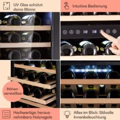 Vinamour 73 Duo Weinkühlschrank 2 Zonen 192 L/73 Flaschen 5-18°C Touch -Outdoor Grills Verkaufsgeschäft 10041314 de 0005 logo