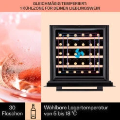 Vinsider 30 Built-In Uno Einbau-Weinkühlschrank 30 Flaschen 77 Ltr Edelstahl -Outdoor Grills Verkaufsgeschäft 10041357 de 0003 usp