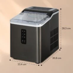Albaron Supreme Eiswürfelmaschine Bullet 12kg/24h 1,5 Ltr Edelstahl -Outdoor Grills Verkaufsgeschäft 10041360 yy 0007 dimensions