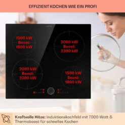 Magnichef 4 Einbaukochfeld Induktion 4 Zonen 7000W Glaskeramik 11 Magnichef 4 Einbaukochfeld Induktion 4 Zonen 7000W Glaskeramik -Outdoor Grills Verkaufsgeschäft 10041380 de 0003 usp