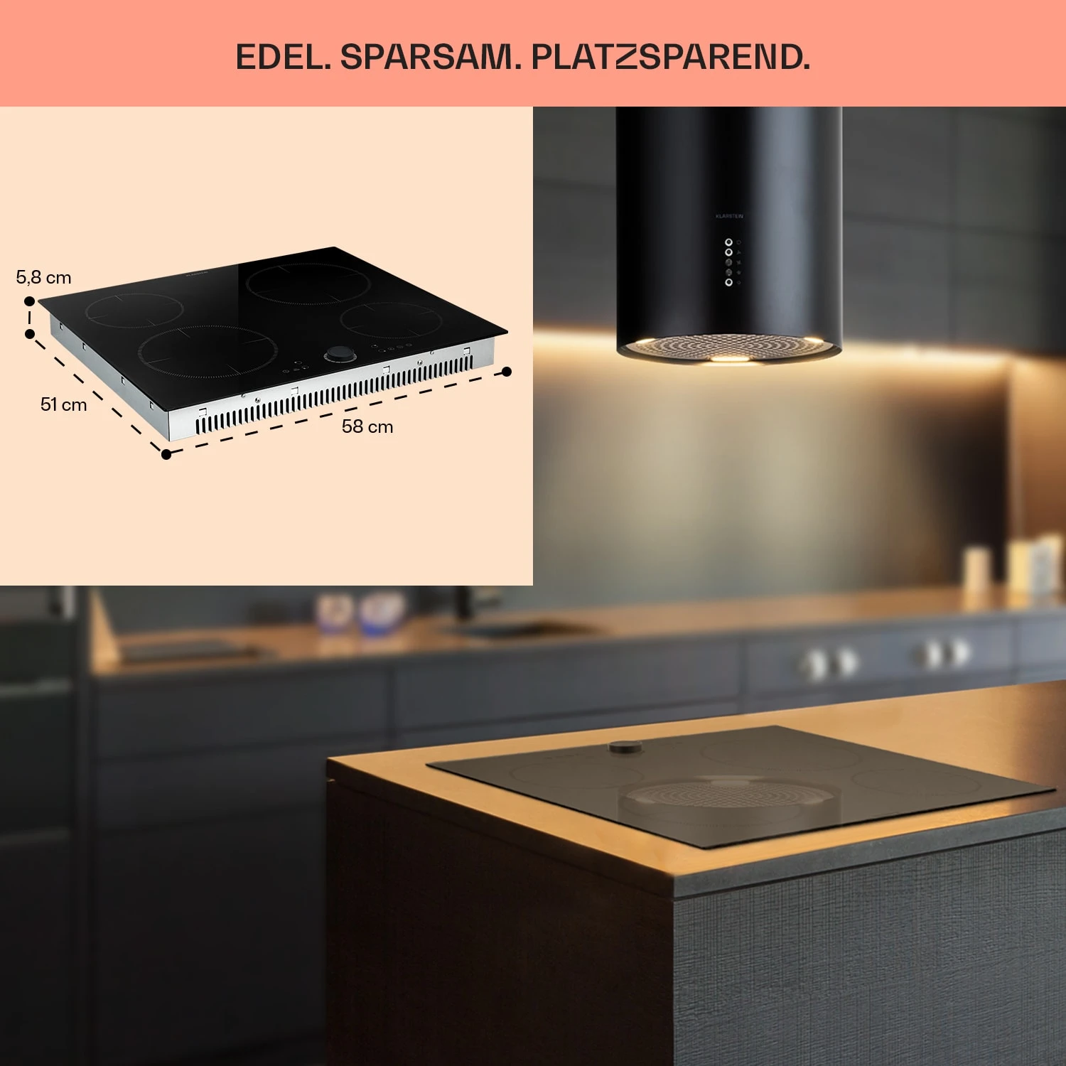 Magnichef 4 Einbaukochfeld Induktion 4 Zonen 7000W Glaskeramik 6 Magnichef 4 Einbaukochfeld Induktion 4 Zonen 7000W Glaskeramik – Bild 6