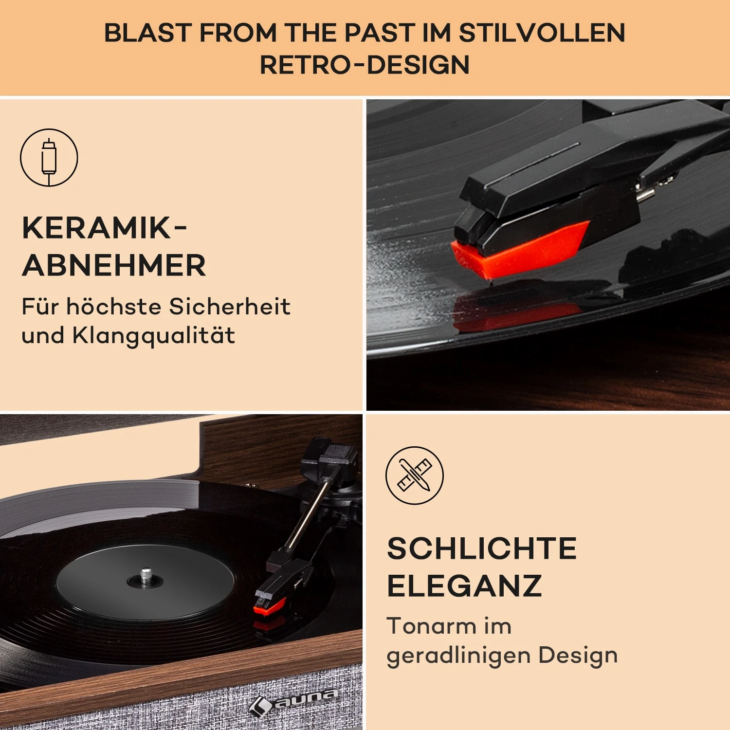 Julie Ann Stereoanlage CD BT USB DAB+/UKW AUX-In 5 Julie Ann Stereoanlage CD BT USB DAB+/UKW AUX-In – Bild 5