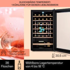 Barossa 32 Uno Weinkühlschrank 1 Zone 95 Liter / 36 Flaschen Touch-Display -Outdoor Grills Verkaufsgeschäft 10041395 de 0003 usp