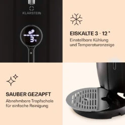 Passau Bierzapfanlage 6 L Universalfässer Druckluftpumpe 3 - 12 °C 65 W -Outdoor Grills Verkaufsgeschäft 10041520 de 0004 logo