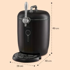 Passau Bierzapfanlage 6 L Universalfässer Druckluftpumpe 3 - 12 °C 65 W -Outdoor Grills Verkaufsgeschäft 10041520 yy 0008 dimensions