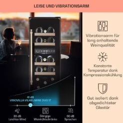 Vinovilla 17 Built-in Duo Vilhelmine Edition Weinkühlschrank 17 Fl. -Outdoor Grills Verkaufsgeschäft 10041821 de 0004 usp