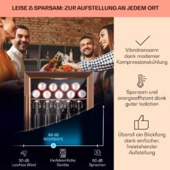 Beersafe XL Kühlschrank 60 Liter 2 Böden Doppelt Isolierte Panoramaglastür Edelstahl -Outdoor Grills Verkaufsgeschäft 10041891 de 0003 usp
