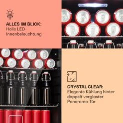 Beersafe XL Kühlschrank 60 Liter 2 Böden Doppelt Isolierte Panoramaglastür Edelstahl -Outdoor Grills Verkaufsgeschäft 10041891 de 0004 usp