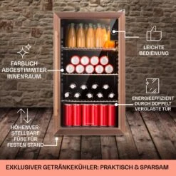 Beersafe XXL Kühlschrank 80 Liter 3 Böden Panoramaglastür -Outdoor Grills Verkaufsgeschäft 10041893 de 0006 usp