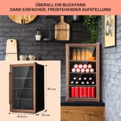 Beersafe XXL Kühlschrank 80 Liter 3 Böden Panoramaglastür -Outdoor Grills Verkaufsgeschäft 10041893 de 0007 usp
