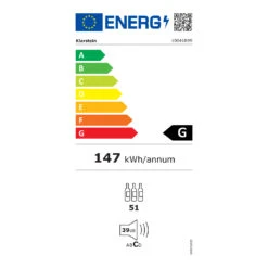 Vinovilla 50 Duo Zweizonen-Weinkühlschrank 53l 17 Fl. 3-Farben Glastür -Outdoor Grills Verkaufsgeschäft 10041899 energy label