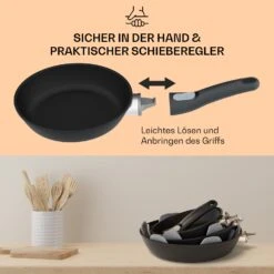 Noto Endurance Bratpfanne Ø20 Cm Geschmiedetes Aluminium Abnehmbarer Griff -Outdoor Grills Verkaufsgeschäft 10045001 de 0004 usp