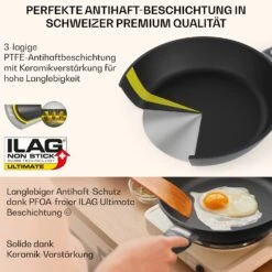 Noto Endurance Bratpfanne Ø20 Cm Geschmiedetes Aluminium Abnehmbarer Griff -Outdoor Grills Verkaufsgeschäft 10045001 de 0006 usp