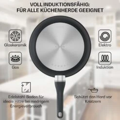 Noto Endurance Bratpfanne Ø28 Cm Geschmiedetes Aluminium Abnehmbarer Griff -Outdoor Grills Verkaufsgeschäft 10045003 de 0005 usp